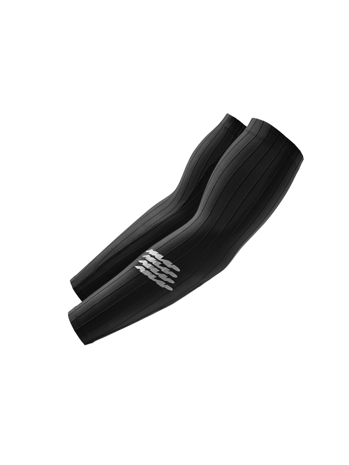 Calentadores de Brazo Maap Pro Aero Warmers en Black, producto plano #Color_Black