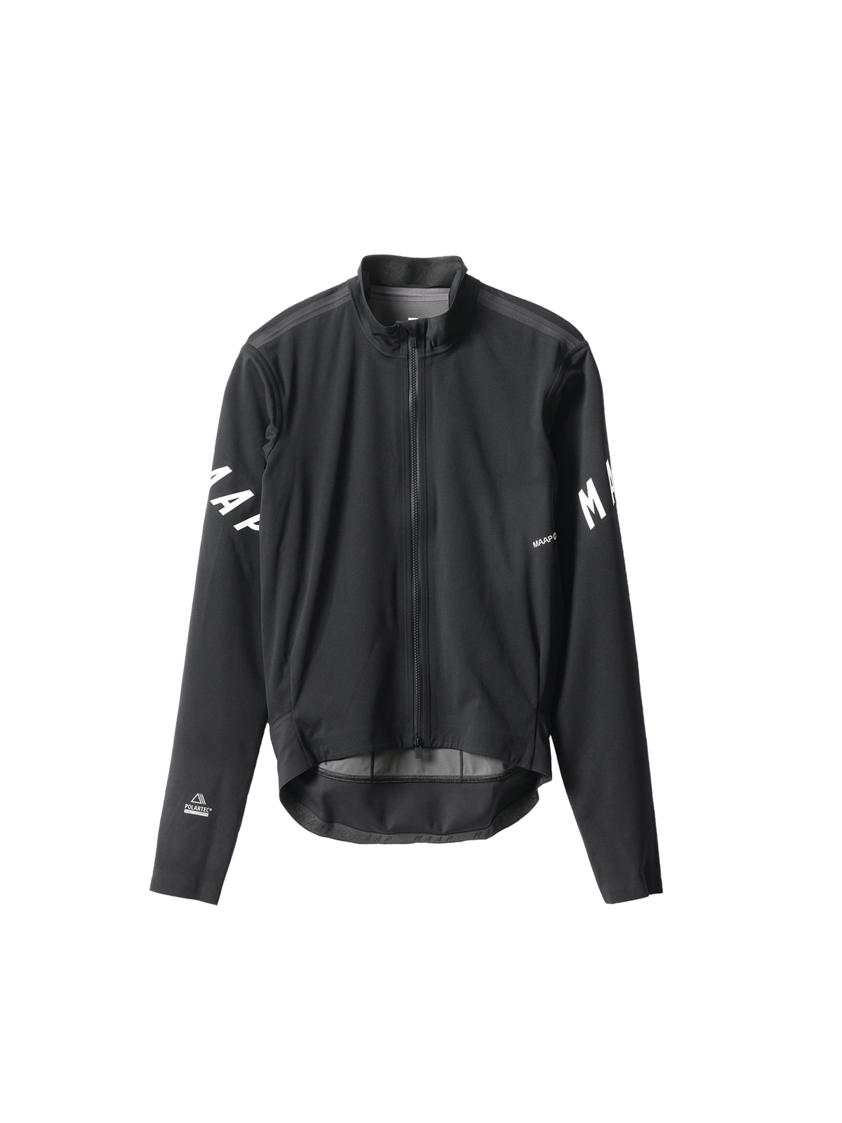 Chaqueta MAAP Elements Pro Race Jacket en Black, producto plano sobre fondo #Color_Black