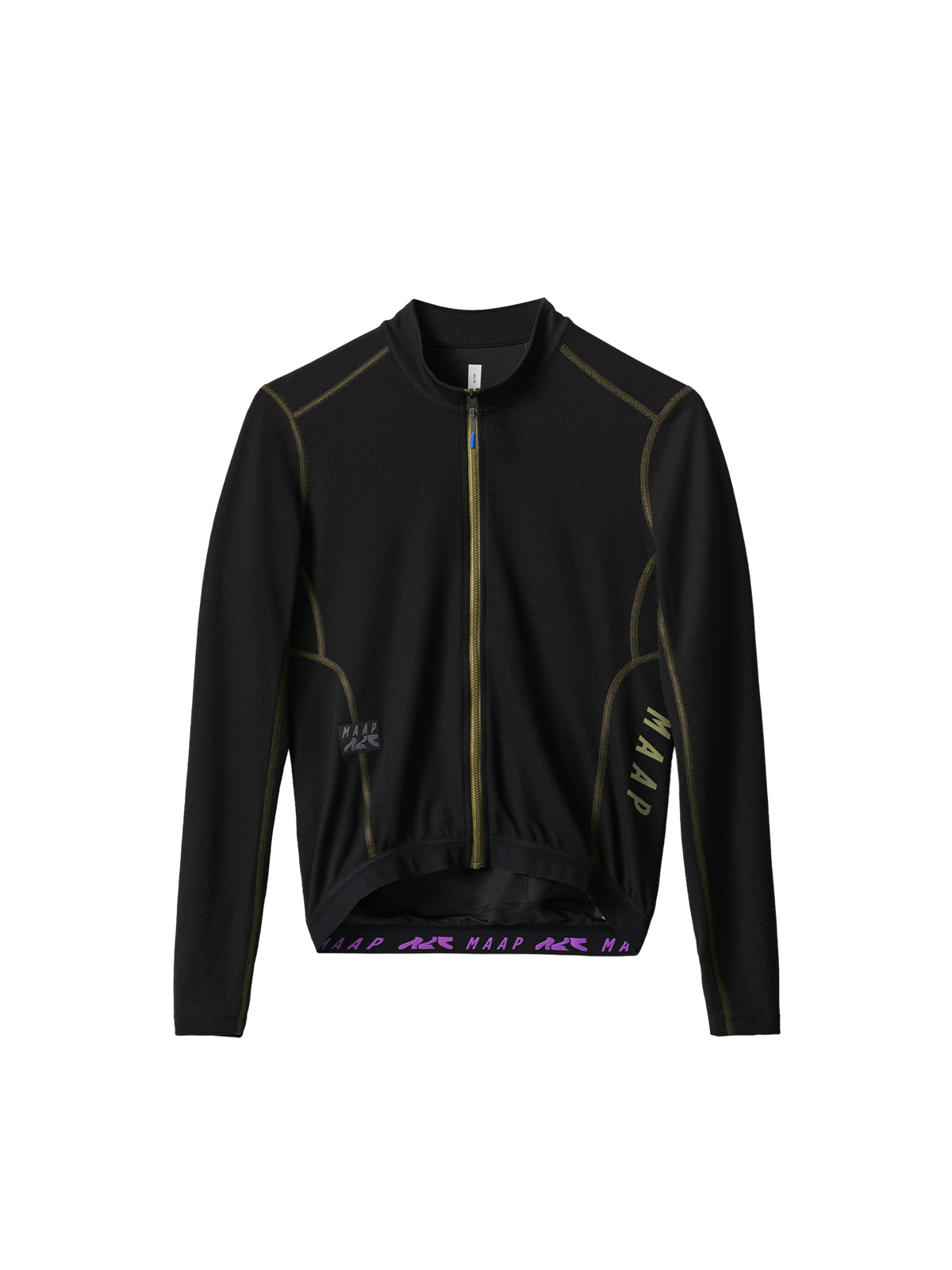 Maillot MAAP Alt Road LS 2.0 Negro producto frontal #Color_Negro
