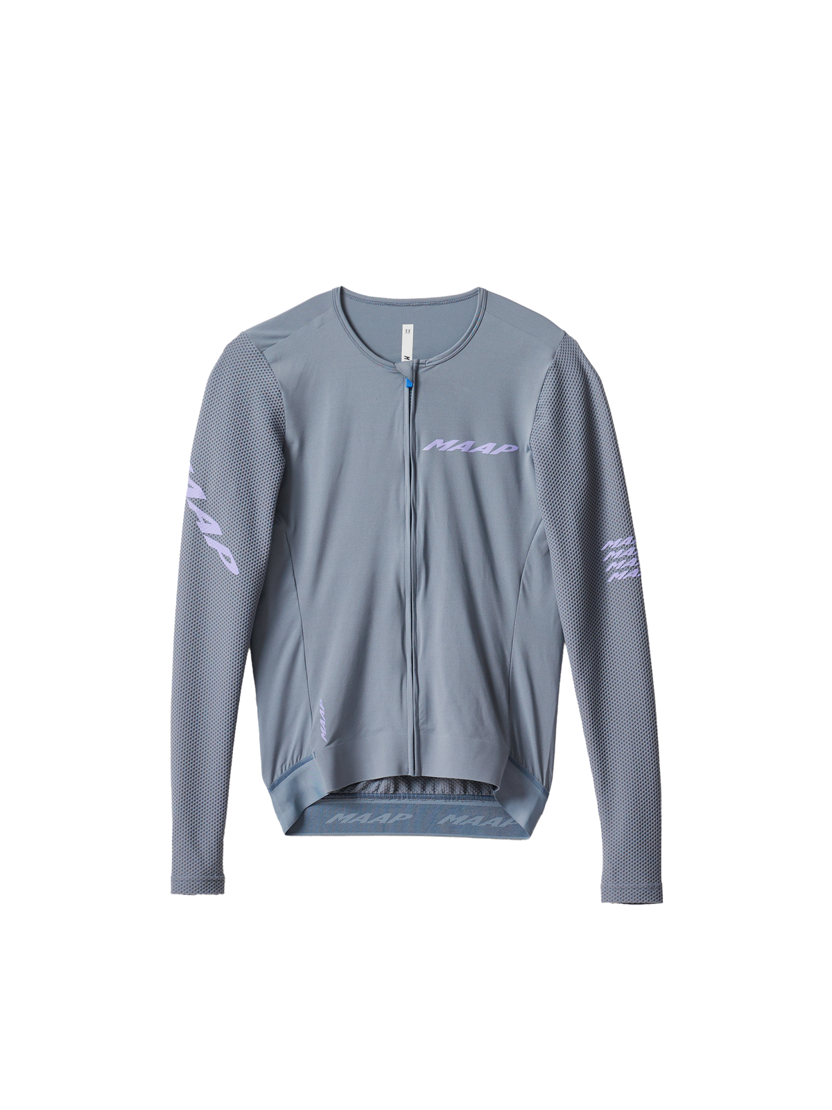 Maillot Largo Maap Pro Emerge LS Jersey · Azul galaxia · Producto en plano #Color_Azul galaxia
