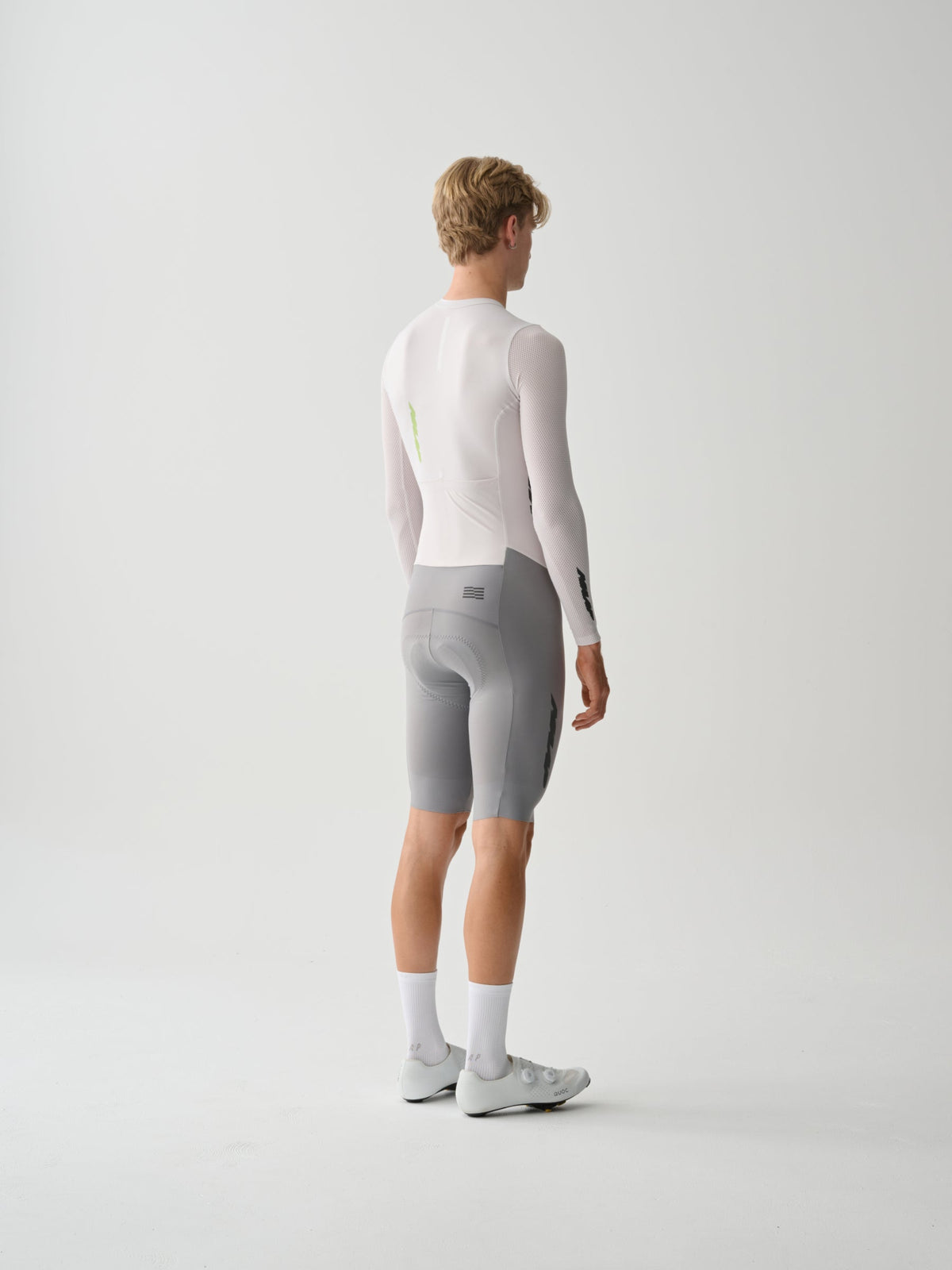 Mono de competición MAAP Eclipse Pro LS Race Suit en Antarctica/Titanium, detalle de la prenda #Color_Antarctica/Titanium