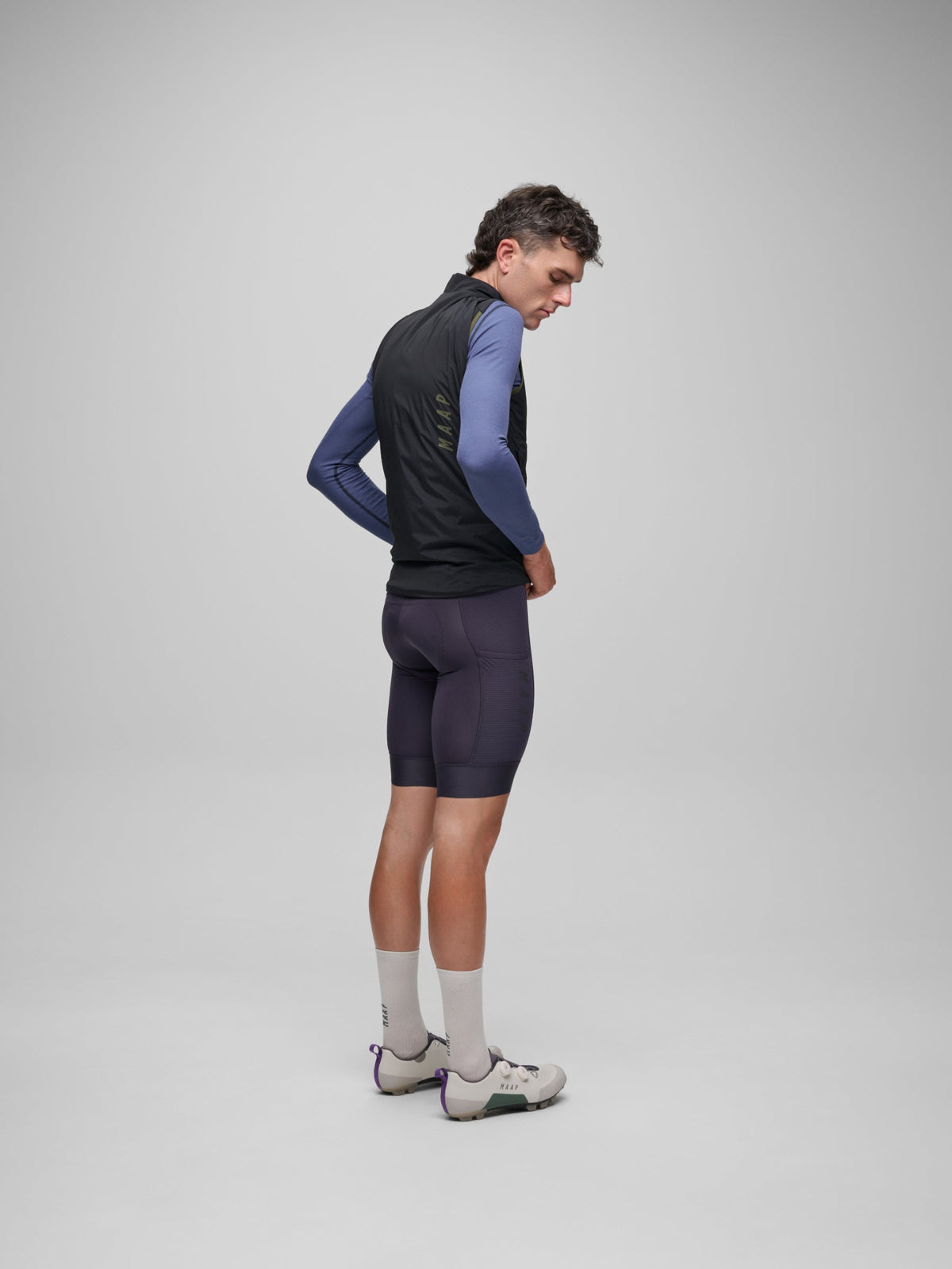 Chaleco MAAP Alt Road Insulated Vest en Black/Black, vista alternativa #Color_Black/Black