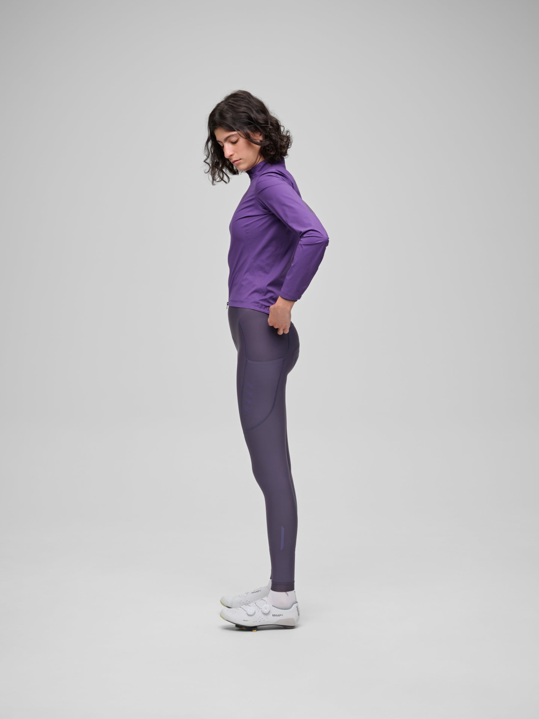Chaqueta de mujer MAAP Pro Atmos Jacket en Phantom Purple, vista alternativa #Color_Phantom Purple