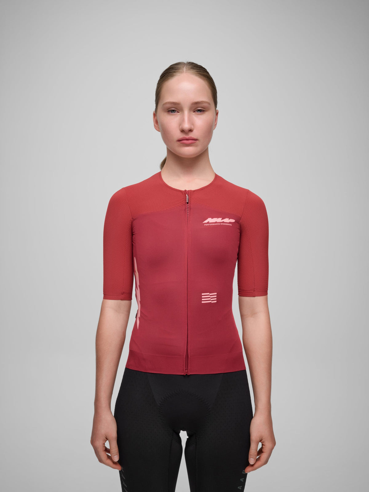 Maillot de mujer MAAP Eclipse Pro Race Jersey en Crimson, imagen principal #Color_Crimson