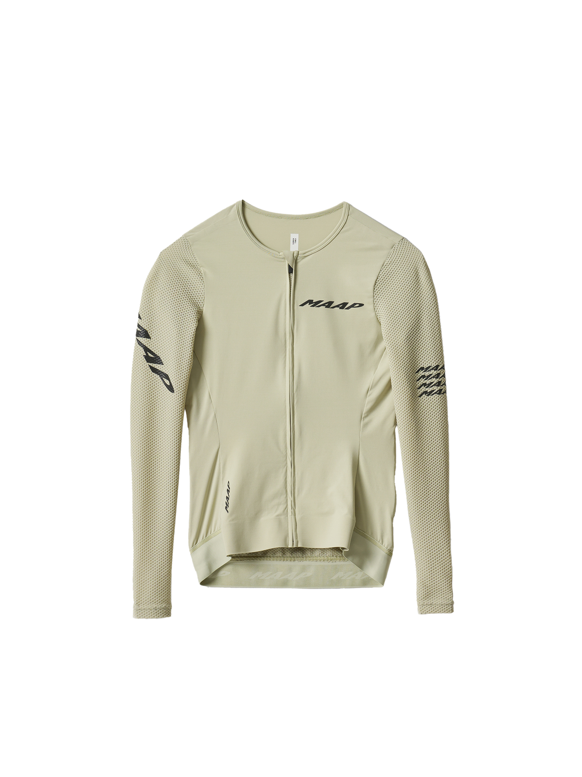 Maillot Largo Mujer Maap Pro Emerge LS Jersey Beige producto plano #Color_Beige