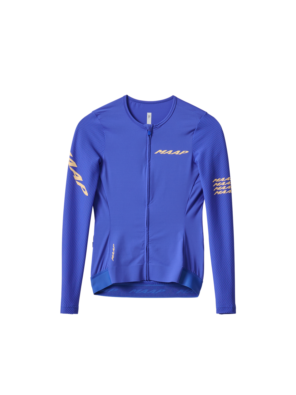 Maillot Largo Mujer Maap Pro Emerge LS Jersey Amparo Blue producto plano #Color_Amparo Blue