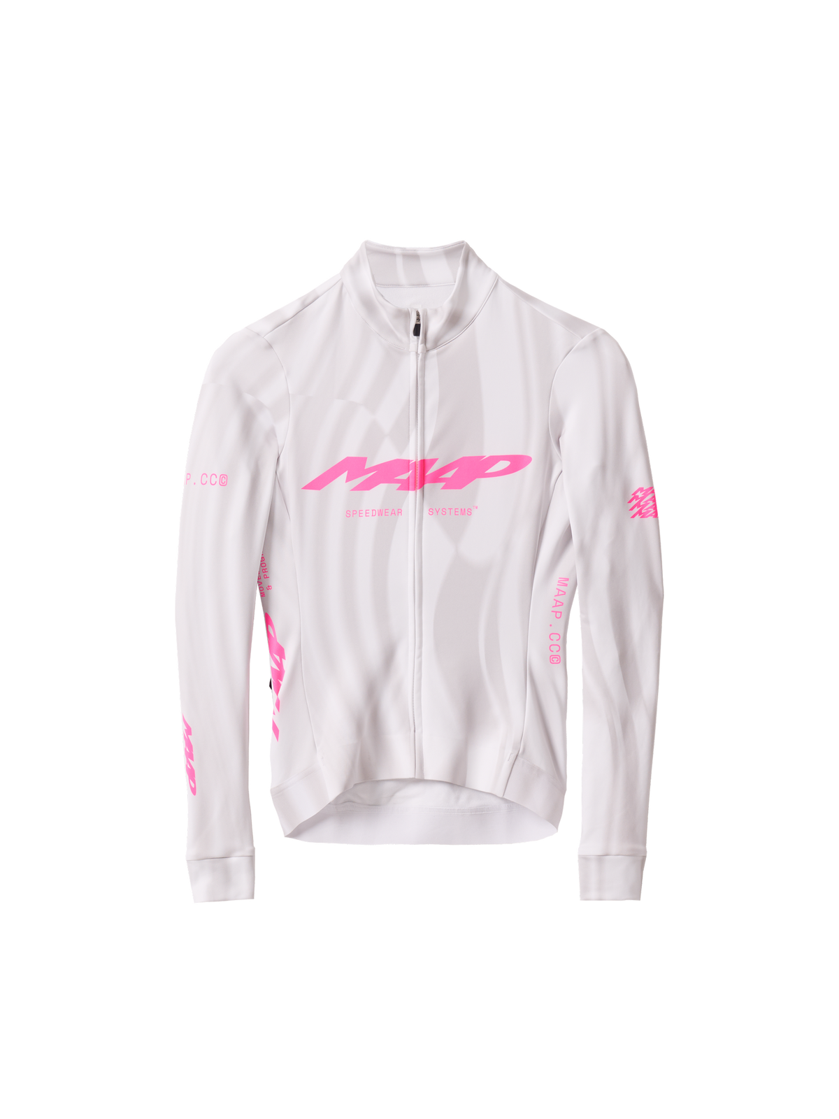 Maillot Largo Mujer Maap Halo Team Thermal Static Grey producto plano #Color_Halo Static Grey