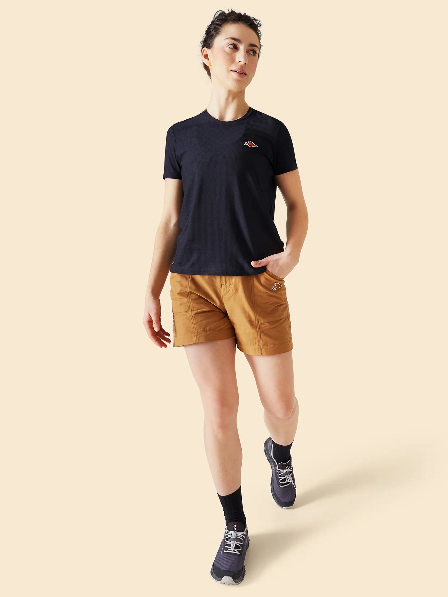 Pantalones Cortos Mujer Evie Café Du Cycliste
