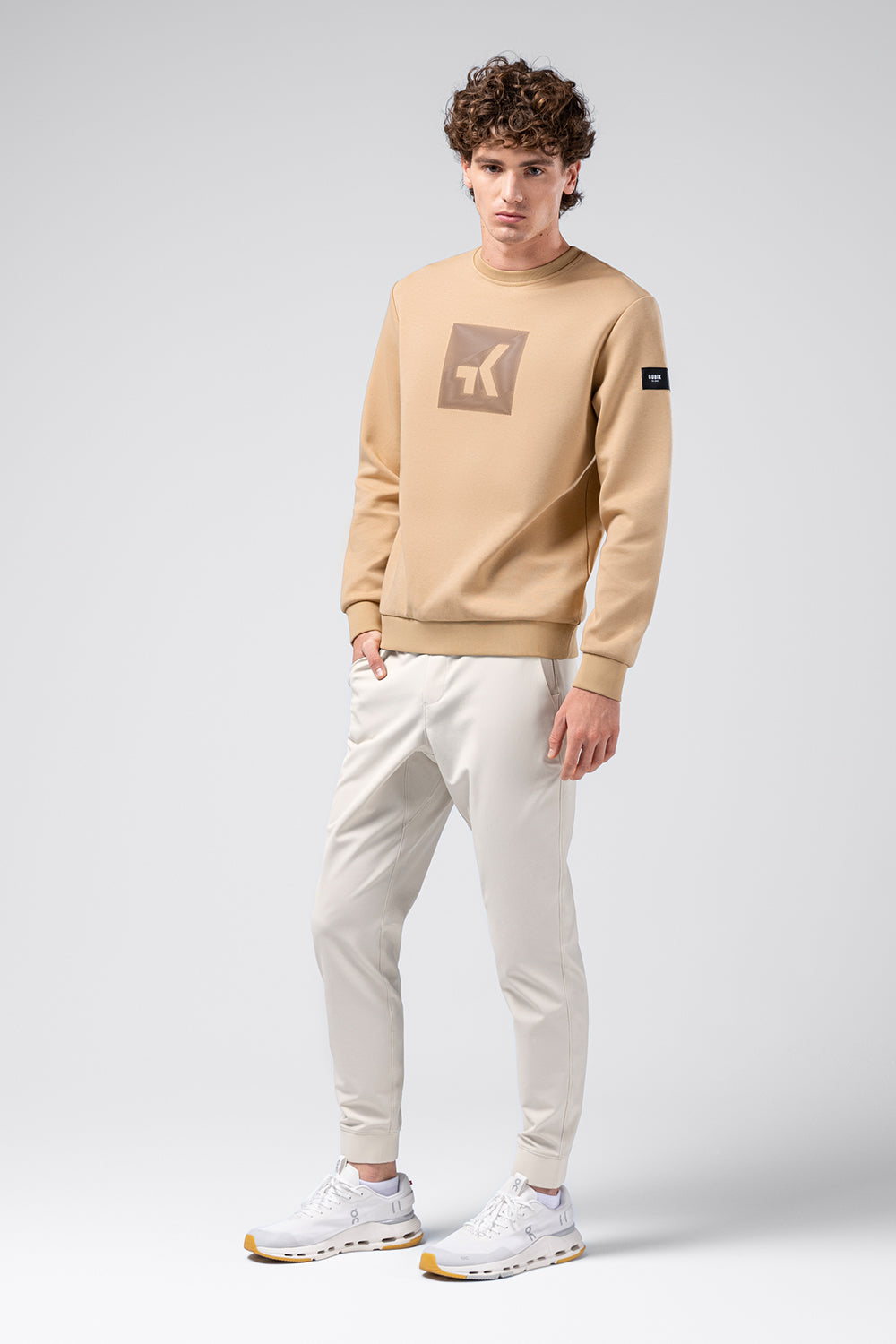 Pantalón Jogger Gobik Drifter, Summer Sand, foto 1 #Color_Beige