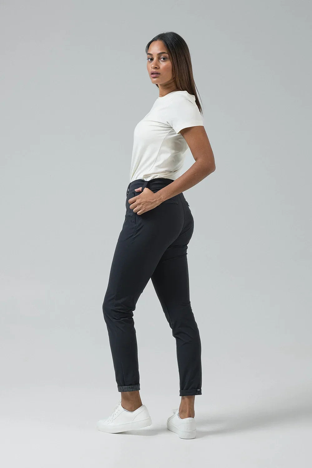 Pantalón Mujer Gobik Maverick, Asphalt, foto 1 #Color_Gris