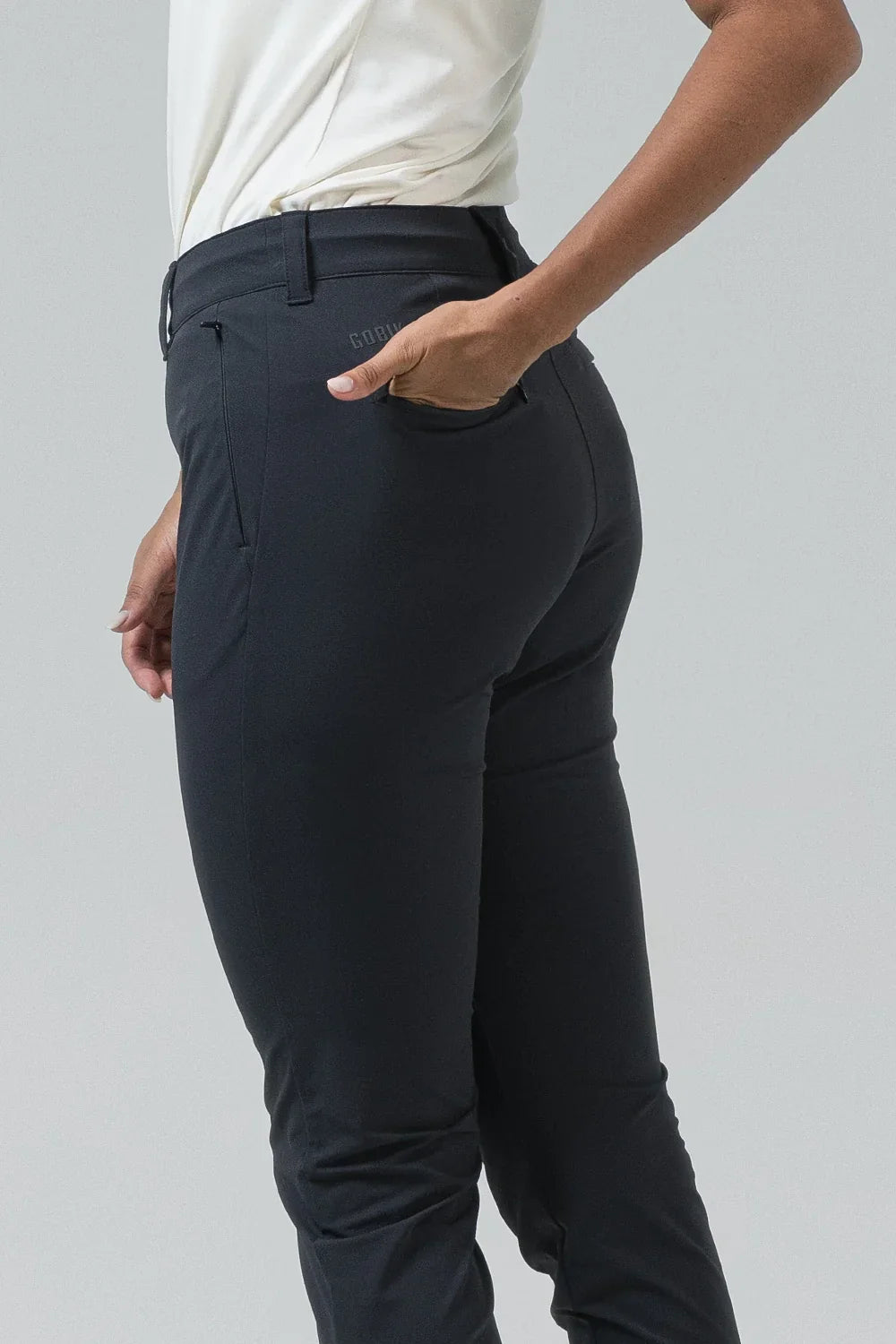 Pantalón Mujer Gobik Maverick, Asphalt, foto 2 #Color_Gris