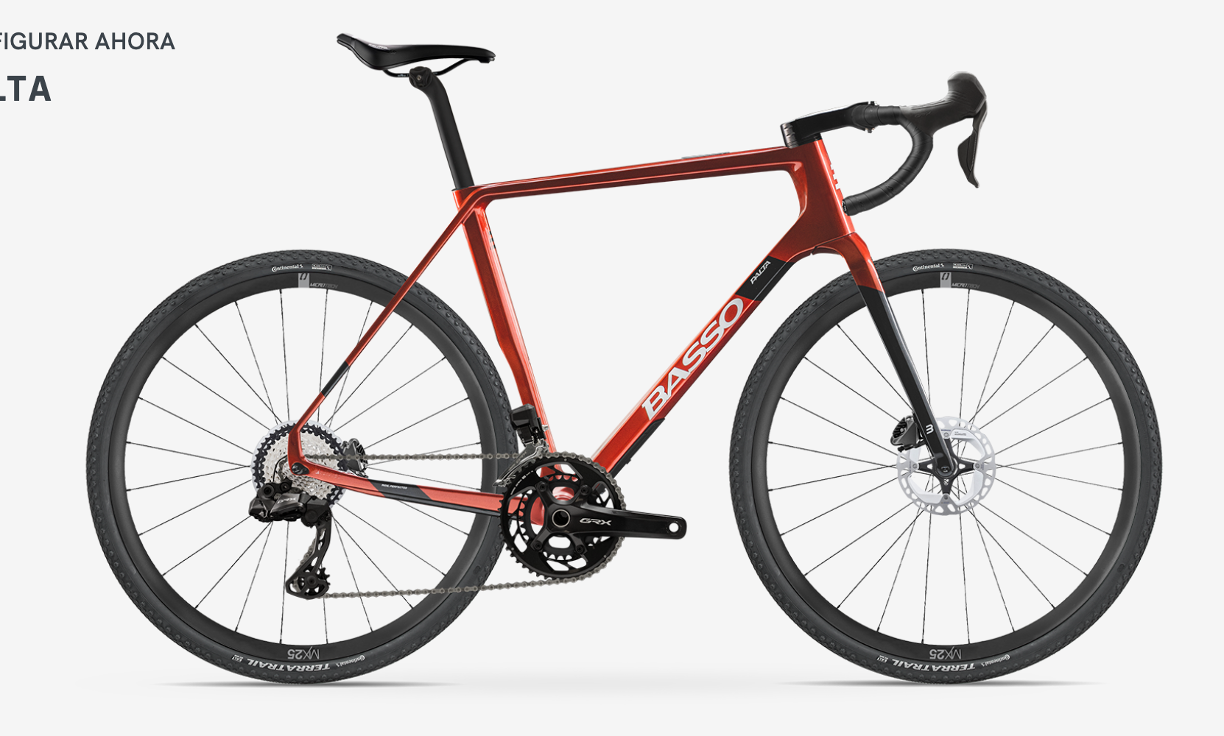 Bicicleta Basso Palta Shimano GRX Di2 2x12 825