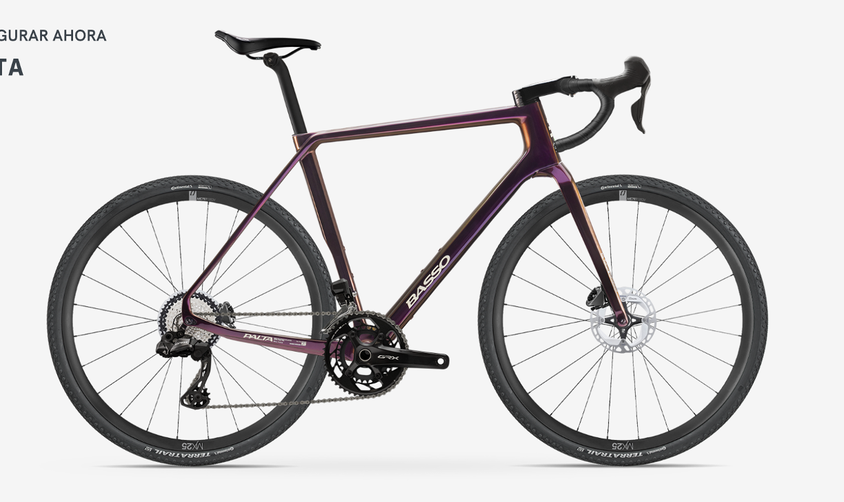 Bicicleta Basso Palta Shimano GRX Di2 2x12 825