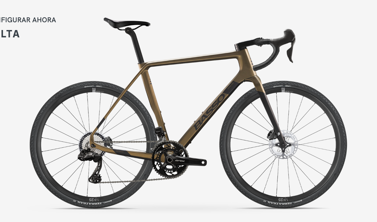 Bicicleta Basso Palta Shimano GRX Di2 2x12 825