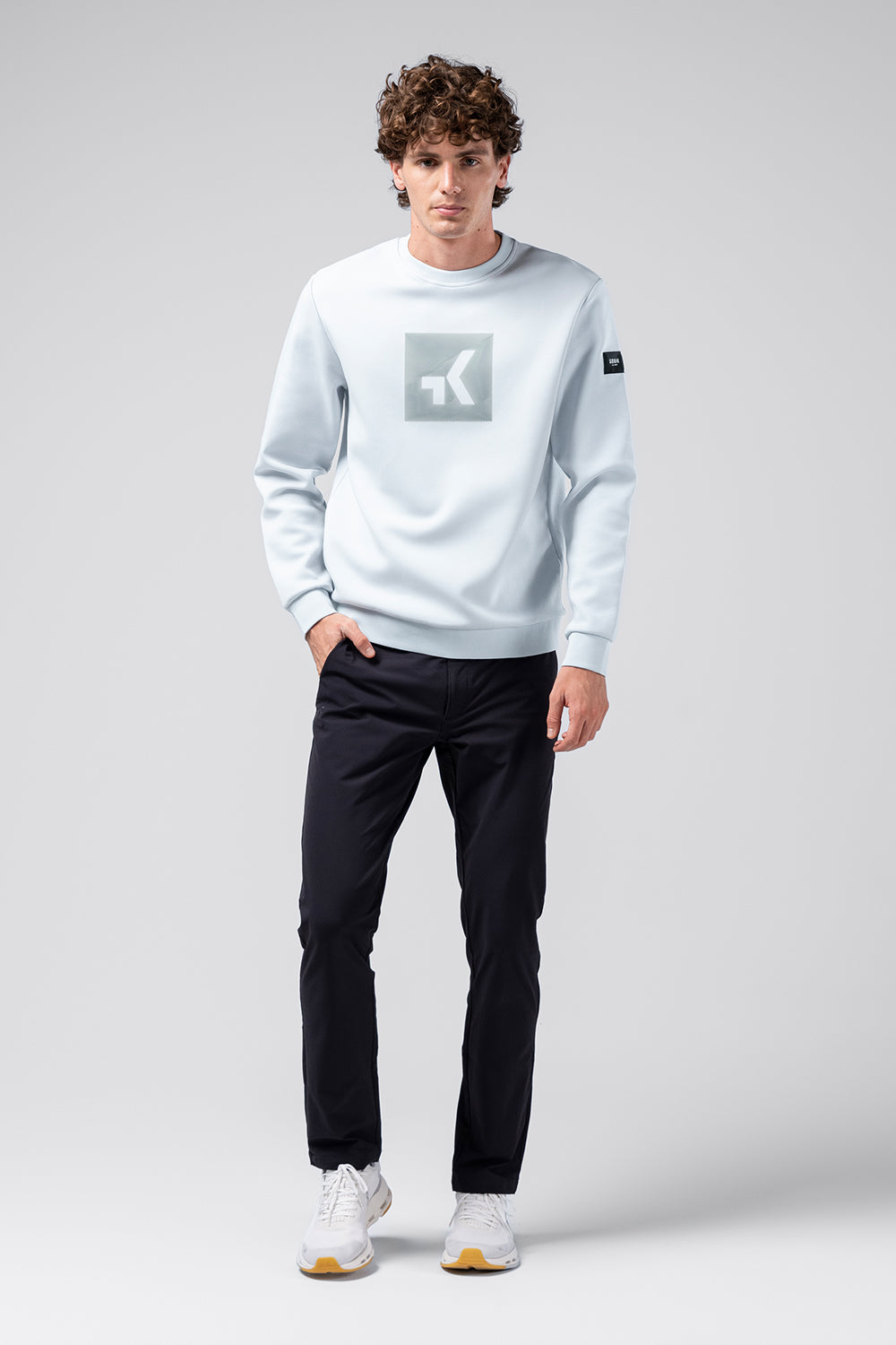 Sudadera Gobik Hover, Pearl Blue, foto 1 #Color_Azul