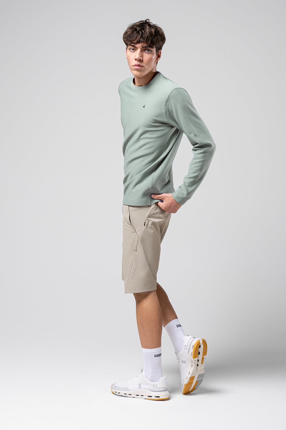 Sudadera Polartec Gobik Airpeak, Iceberg Green, foto 1 #Color_Verde