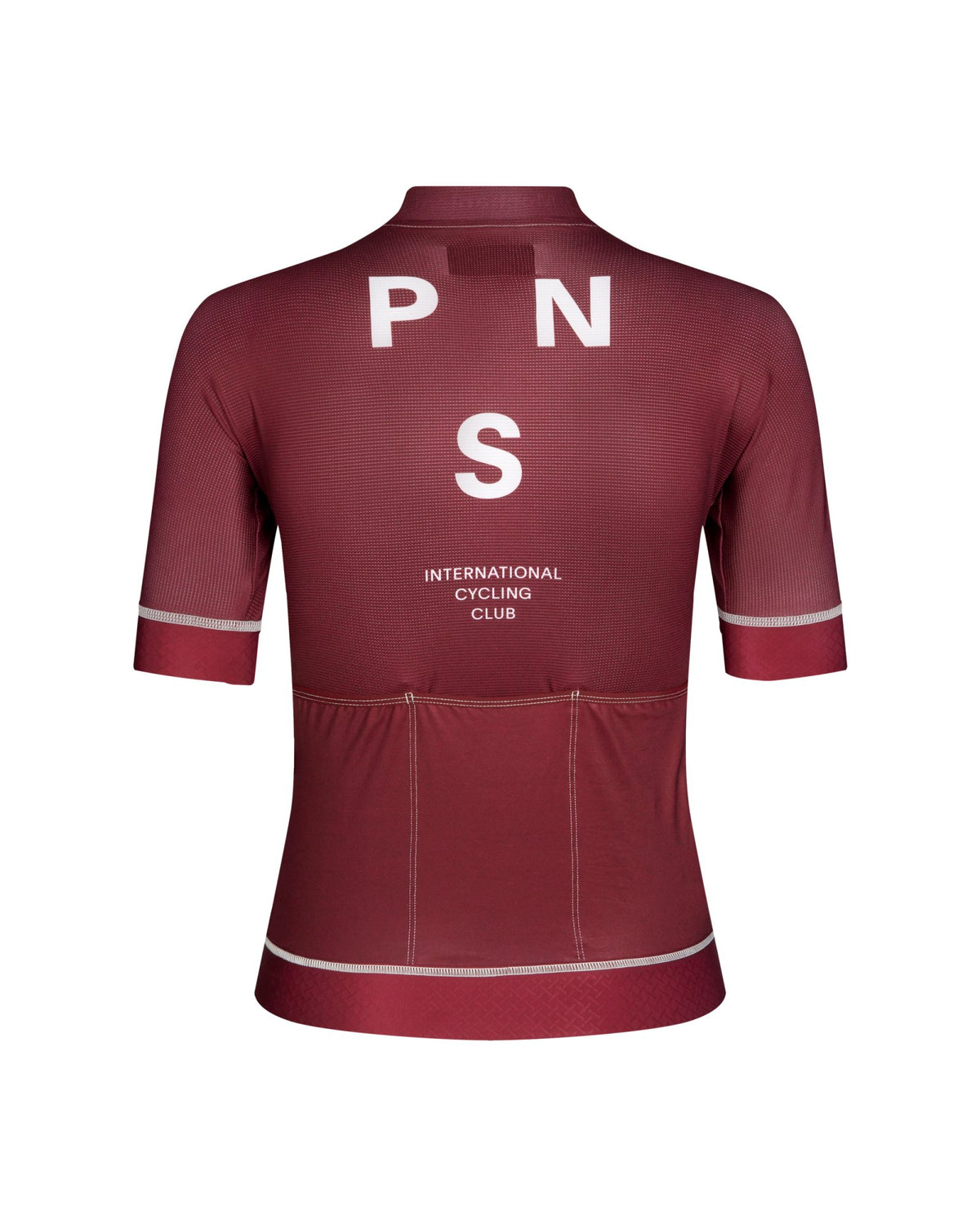 Maillot Corto Mujer Pas Normal Studios Mechanism en Burgundy, bodegón trasero #Color_Burgundy