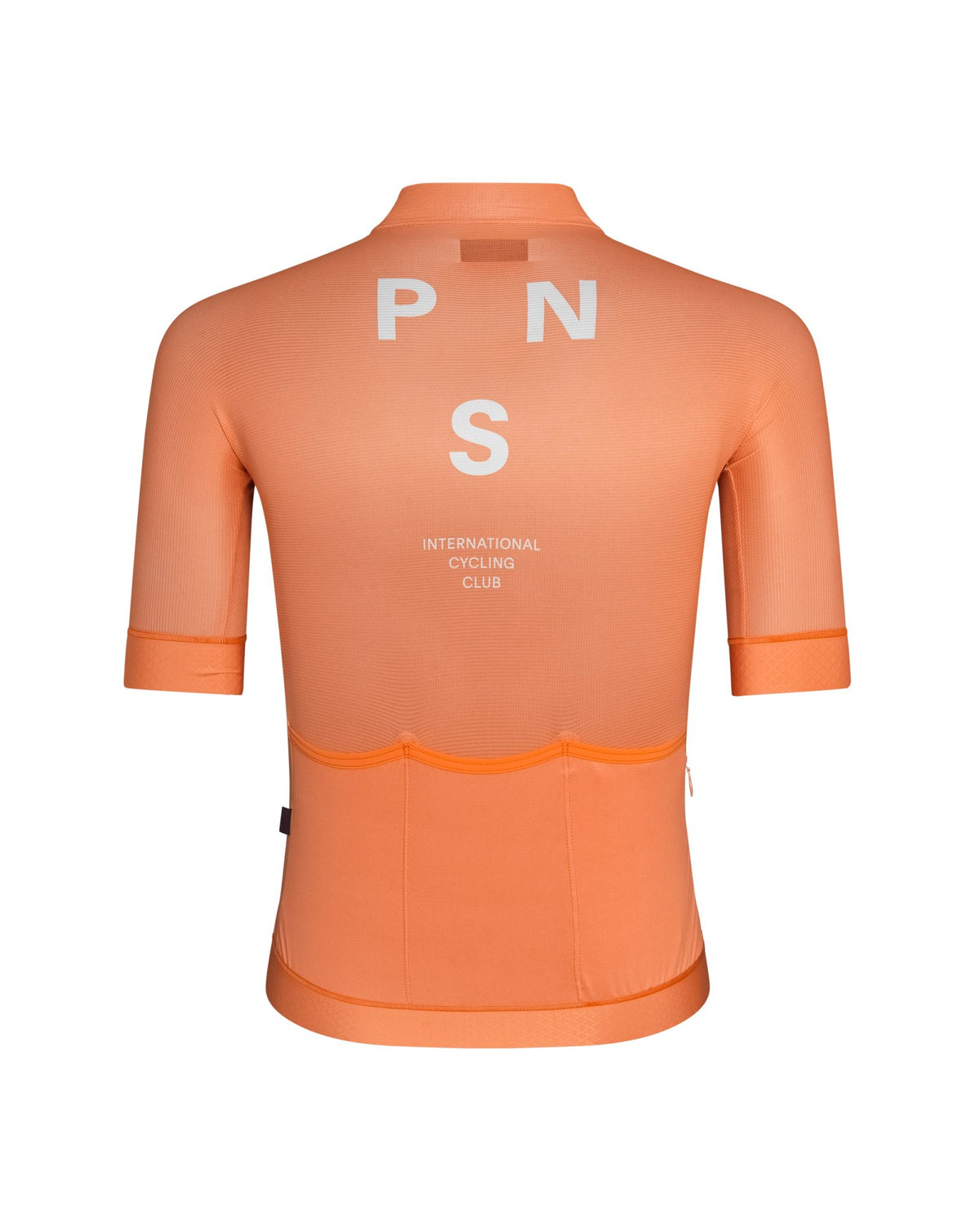 Maillot Corto Pas Normal Studios Mechanism en Coral, producto plano por detrás #Color_Coral