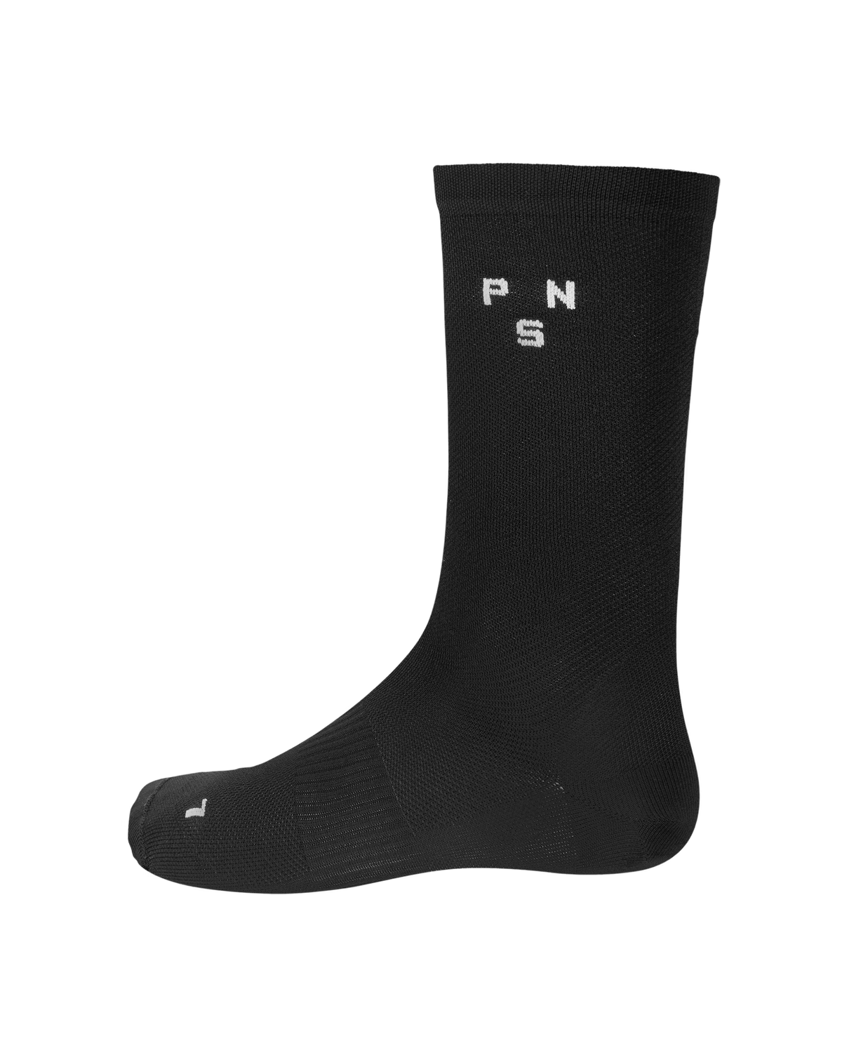 Lightweight Socks Black en vista plana #Color_Black