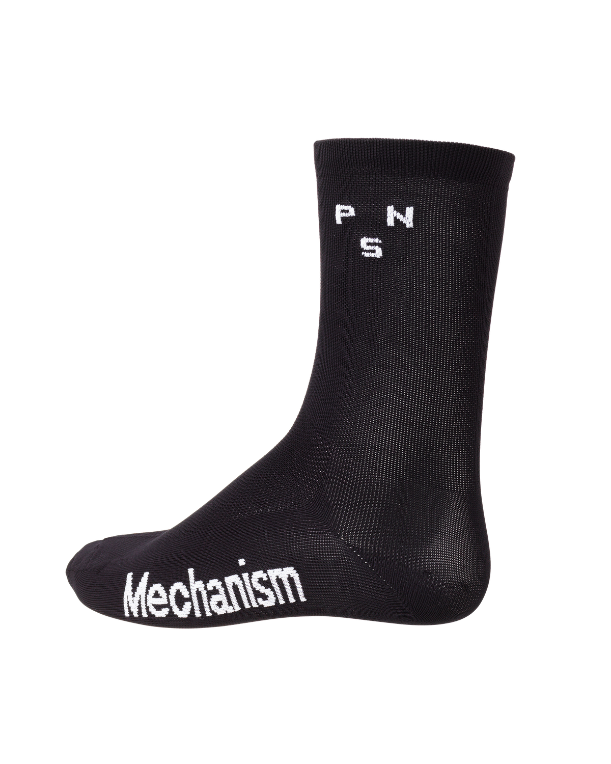 Mechanism Socks Black en vista plana #Color_Black