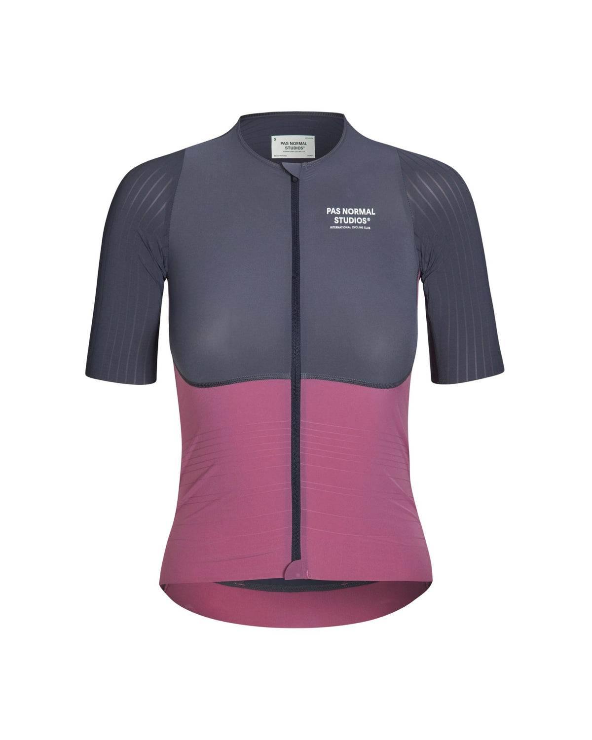 Maillot Mujer Pas Normal Studios Mechanism Pro en Dark Navy / Mauve, vista frontal #Color_Dark Navy / Mauve
