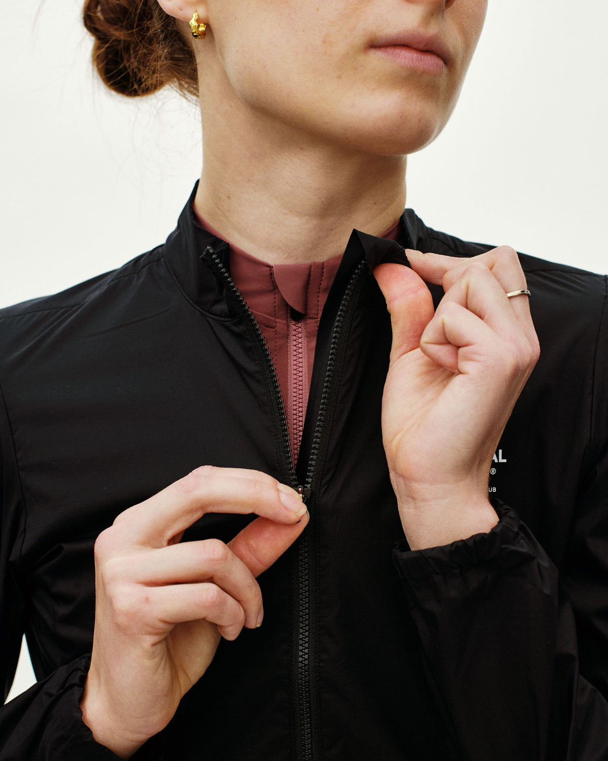 Chaqueta Essential Insulated mujer Black, detalle interior #Color_Black