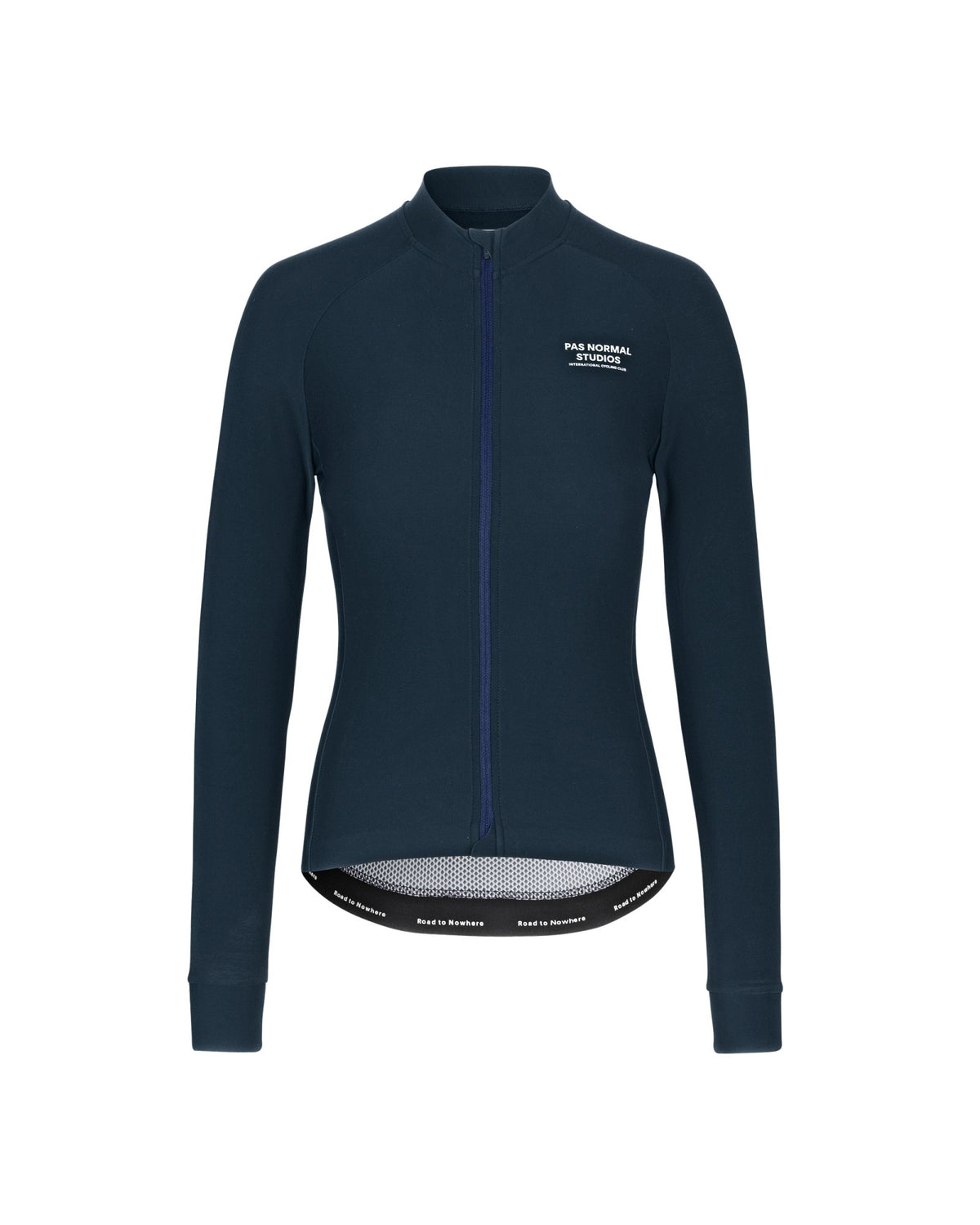 Maillot Largo Mujer Pas Normal Studios Mechanism en Navy, vista frontal #Color_Navy
