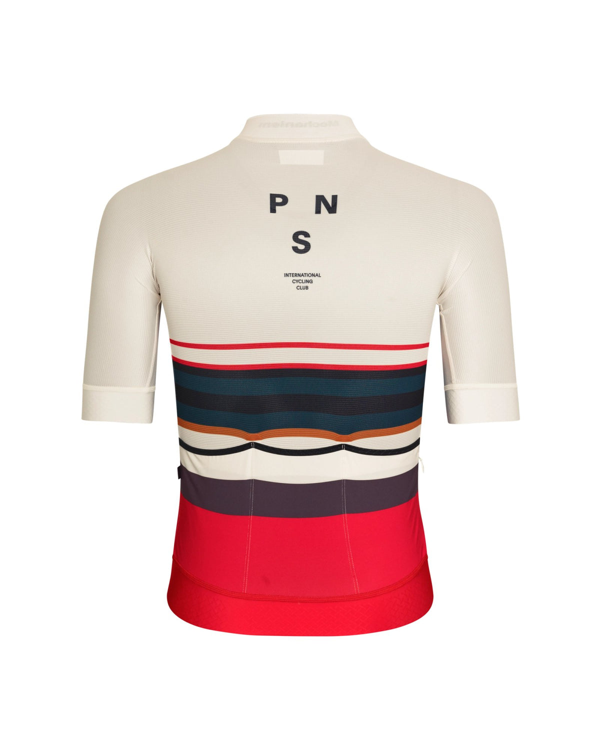 Maillot Corto Pas Normal Studios Mechanism en Off White, producto plano por detrás #Color_Off White