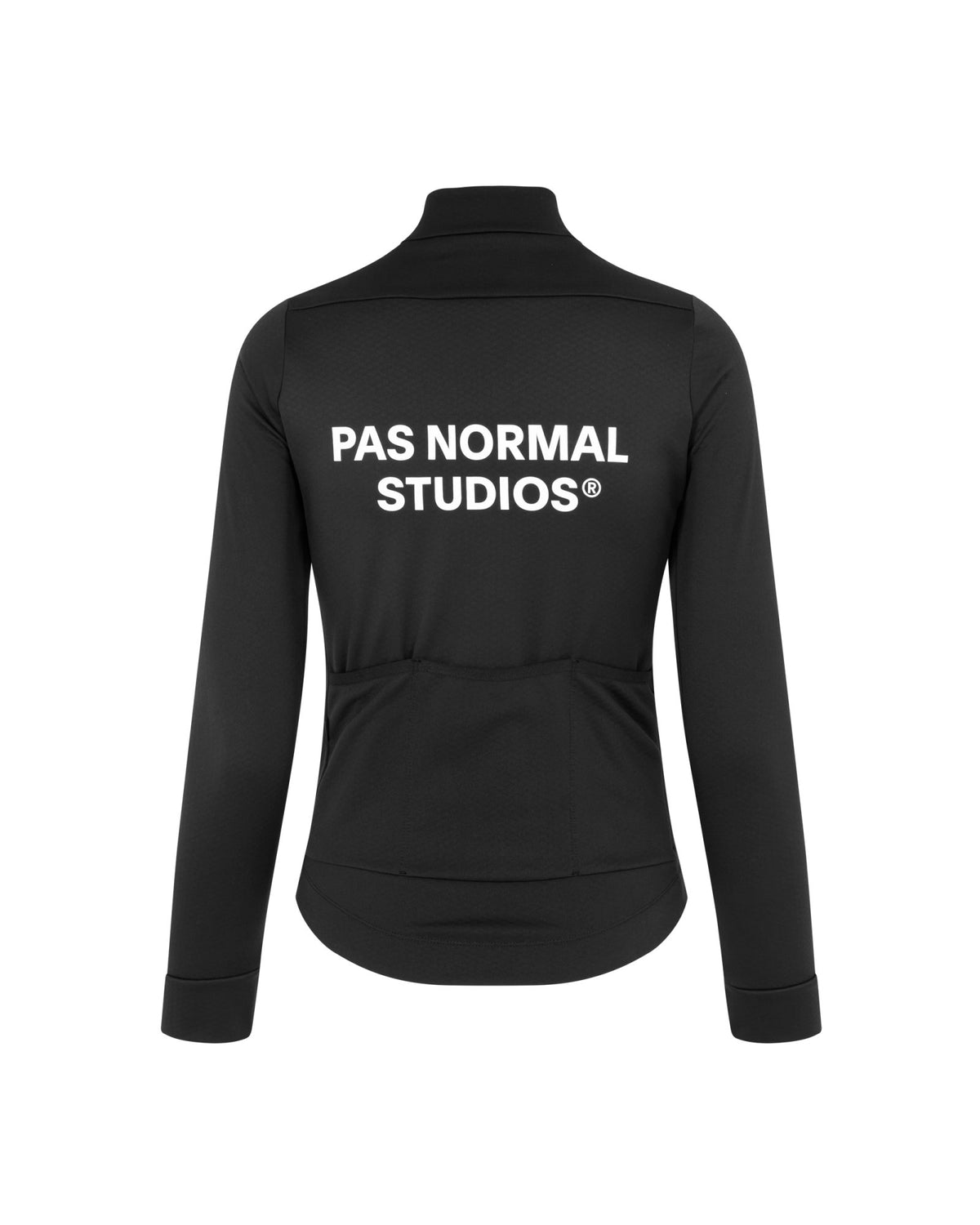 Maillot largo mujer Pas Normal Studios Essential Thermal en Black, bodegón trasero #Color_Black