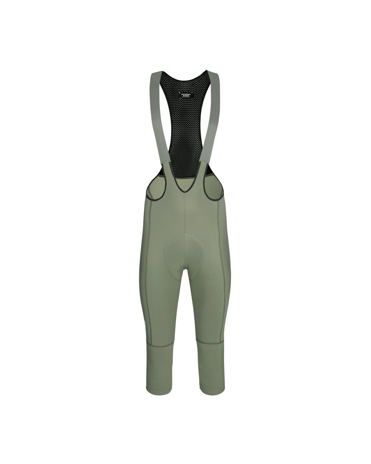 Culotte 3/4 Pas Normal Studios Essential Thermal en Dark Celeste, vista frontal de estudio #Color_Dark Celeste