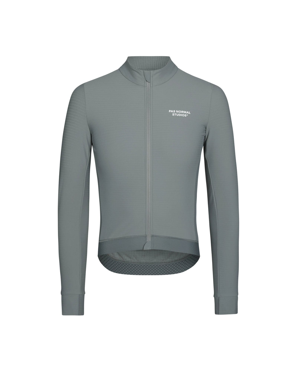 Maillot Largo Pas Normal Studios Essential en Grey Teal, producto plano sobre fondo #Color_Grey Teal