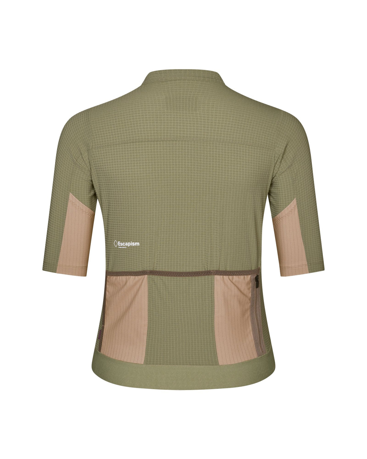 Maillot corto de mujer Pas Normal Studios Escapism en Light Olive, vista trasera #Color_Light Olive
