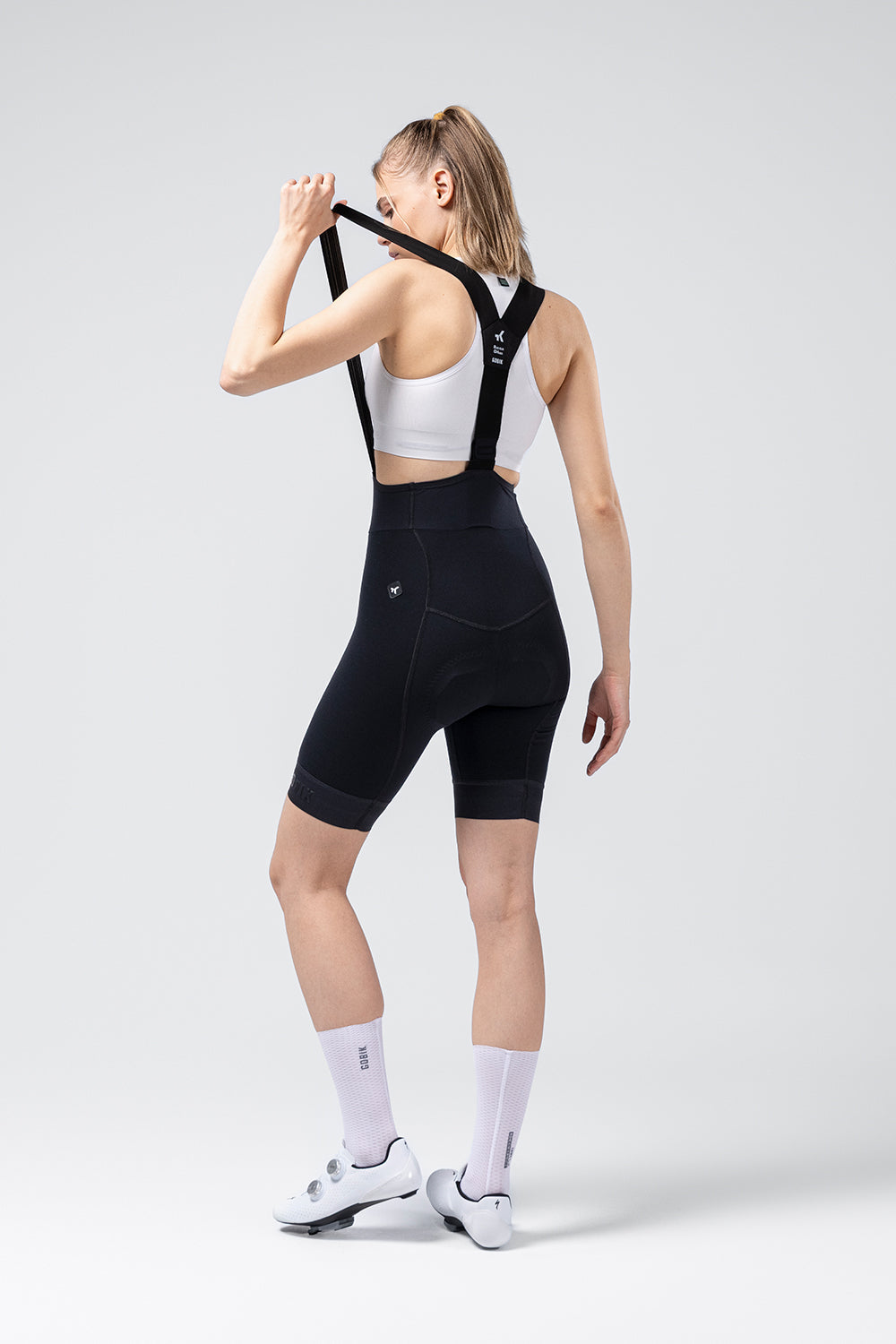 Culotte Corto Mujer Gobik Absolute 7.0 en Black, vista trasera sobre modelo #Color_Black