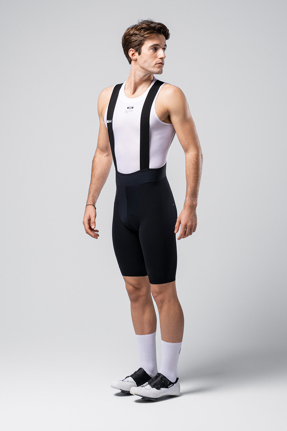 Culotte Corto Gobik Lancer en Black, vista frontal sobre modelo #Color_Black