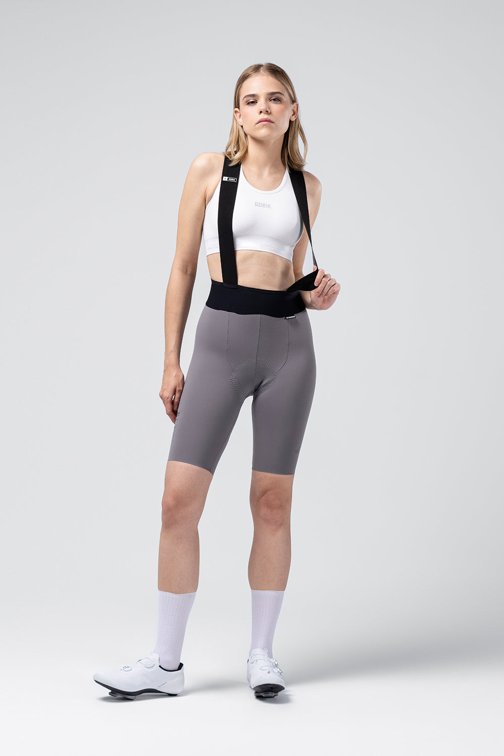 Culotte Corto Mujer Gobik X en Kettle, vista lateral sobre modelo #Color_Kettle