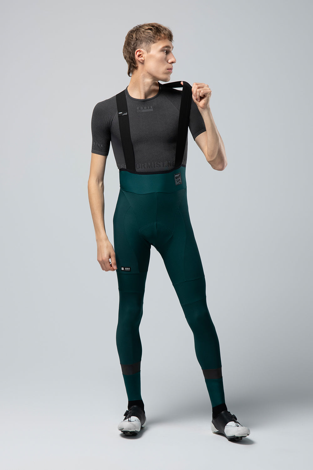 Culotte Largo Gobik Absolute 7.0 en Sunken, vista frontal sobre modelo #Color_Sunken