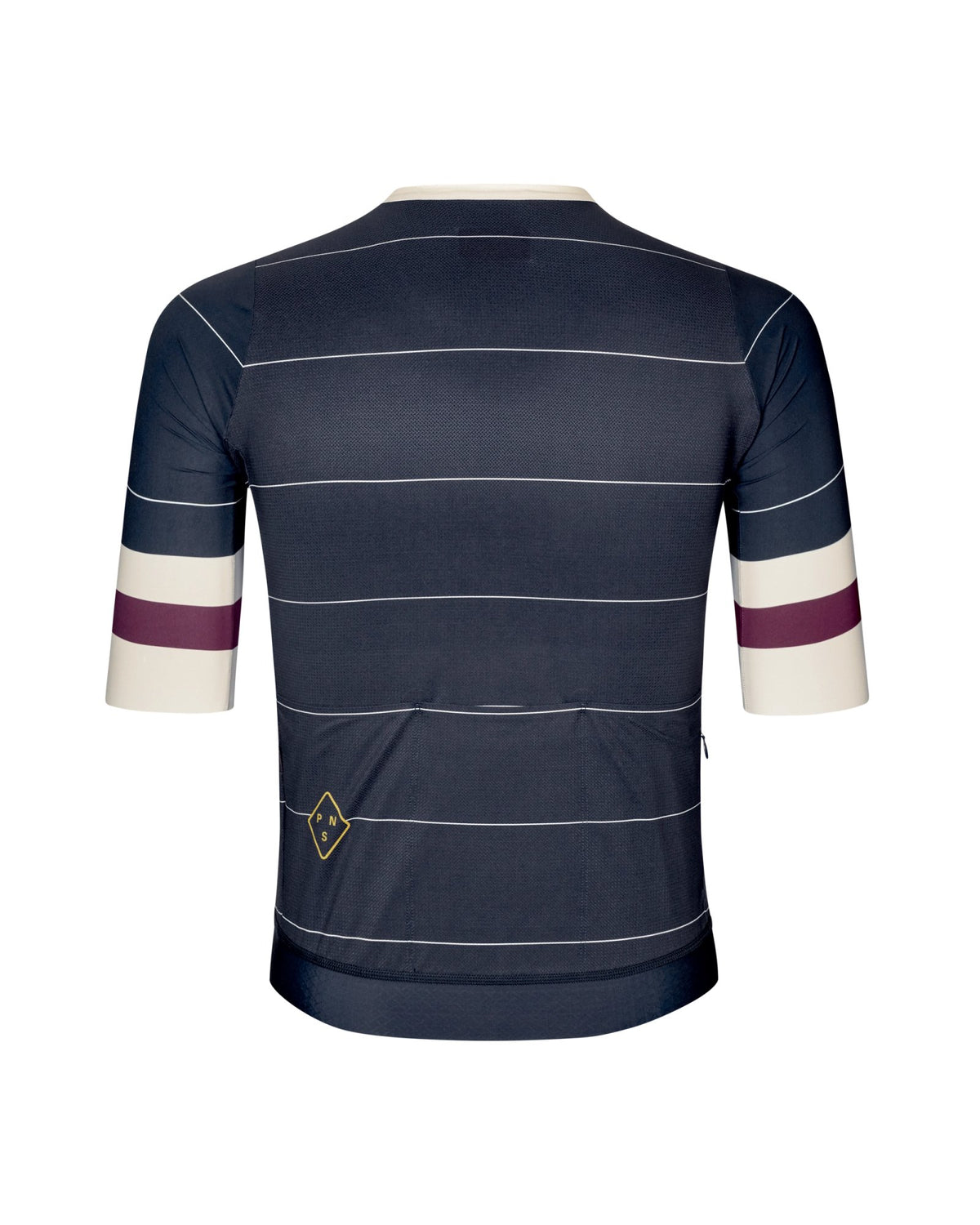Maillot corto Pas Normal Studios Solitude Late Drop en Navy, vista trasera #Color_Navy