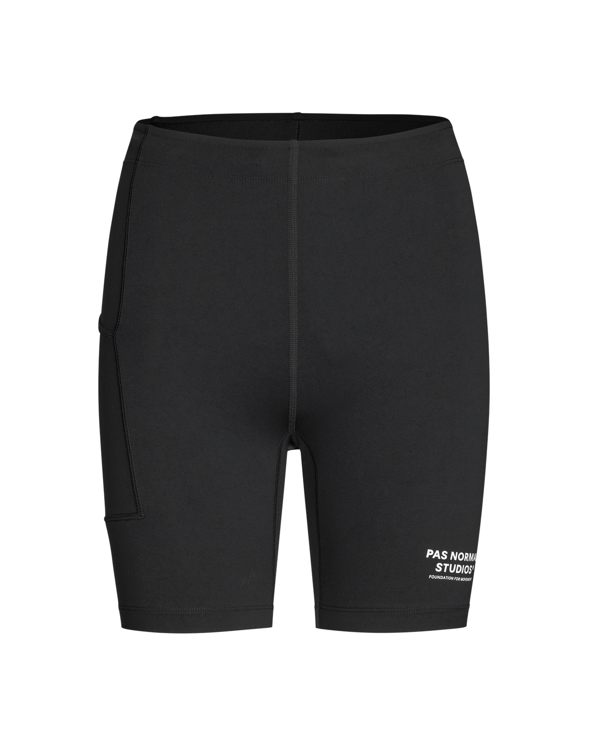 Mallas Cortas de Mujer Pas Normal Studios Balance – Black – delantera