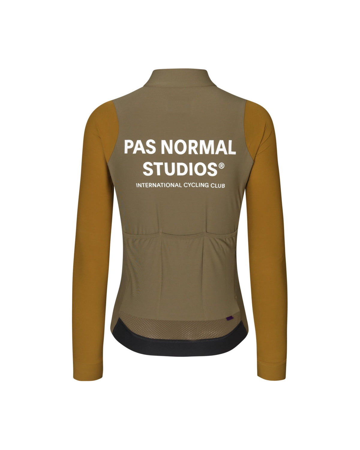 Maillot Largo Mujer Pas Normal Studios Mechanism en Brown Olive, vista trasera #Color_Brown Olive