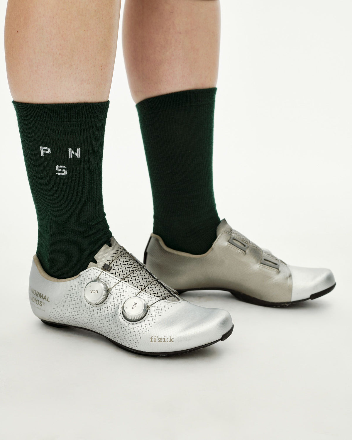 Thermal Wool Socks Petroleum vista lateral #Color_Petroleum