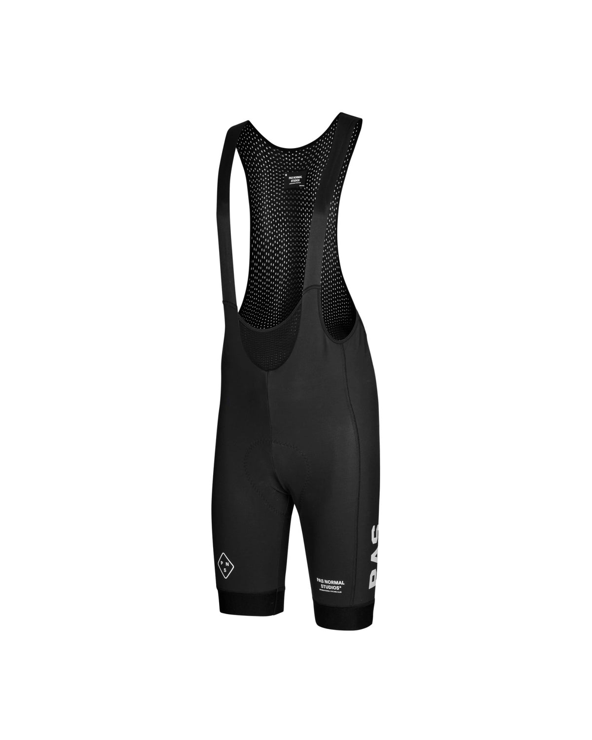 Culotte corto Pas Normal Studios PAS Deep Winter en Black, vista de tres cuartos de estudio #Color_Black