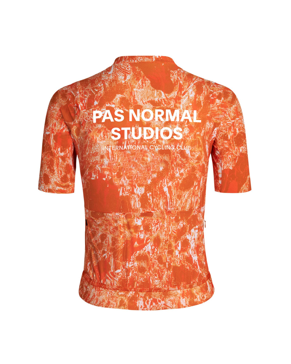 Maillot Mujer Pas Normal Studios Solitude Late Drop en Orange, vista trasera #Color_Orange