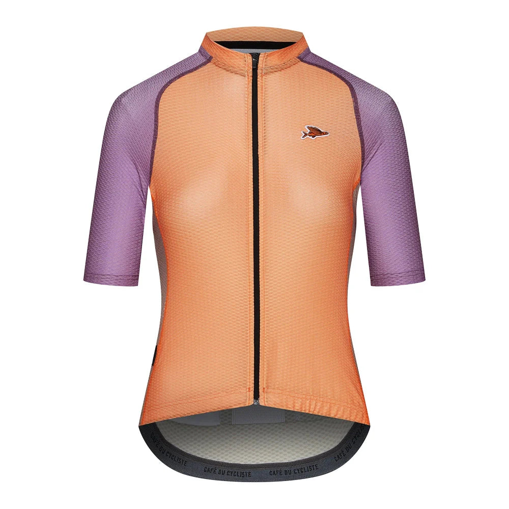 Maillot Corto Mujer Annette Café Du Cycliste