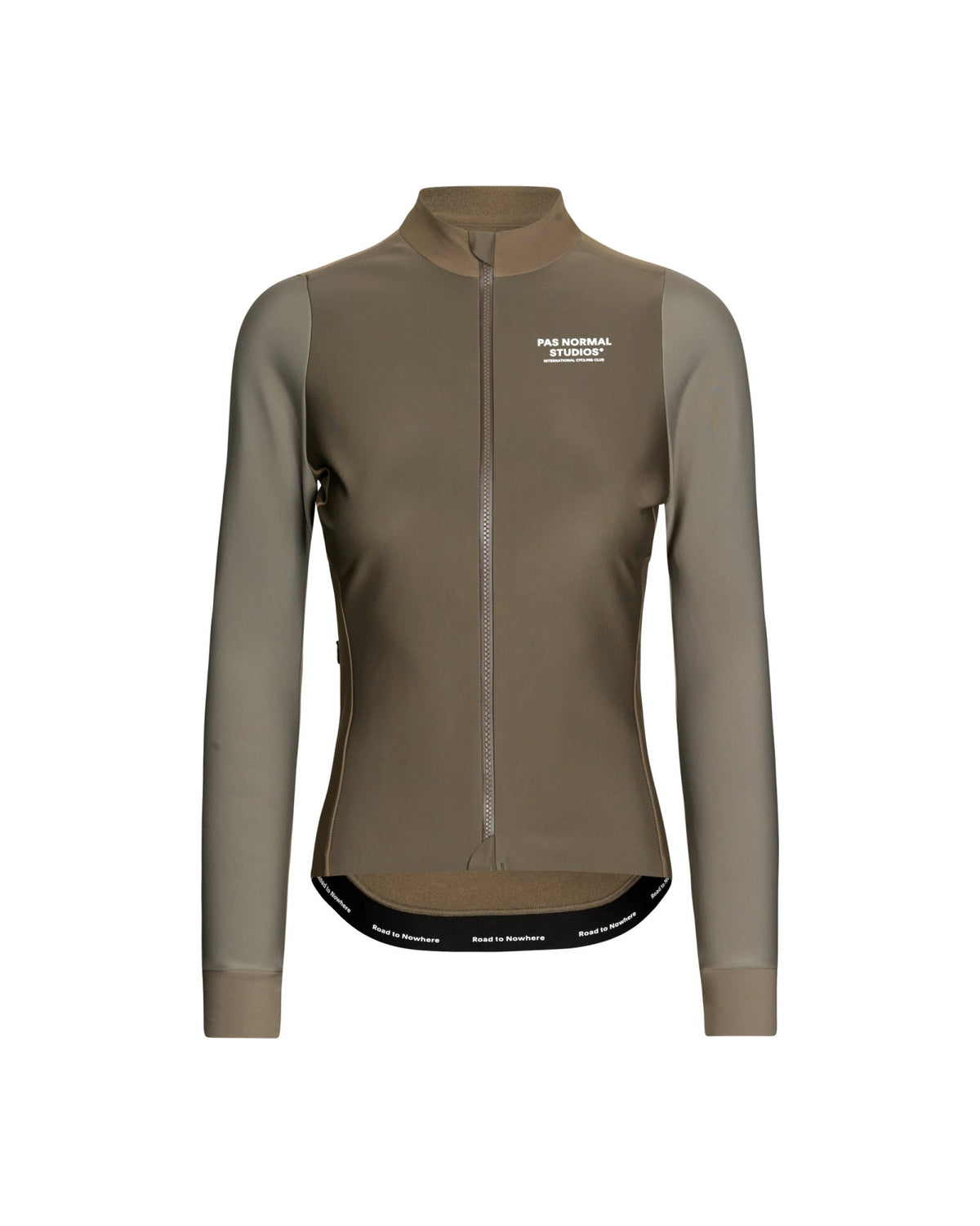 Maillot Mujer Pas Normal Studios Mechanism Thermal en Earth / Dark Stone, vista frontal #Color_Earth / Dark Stone