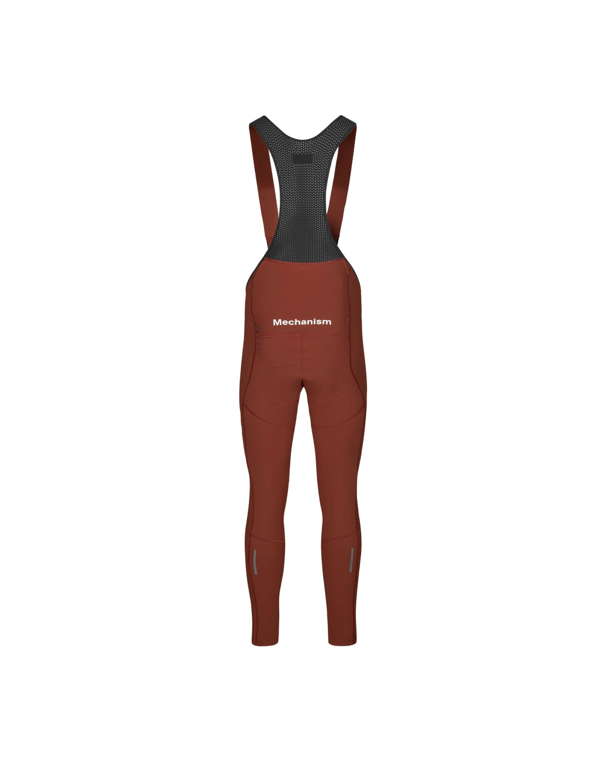 Culotte largo Pas Normal Studios Mechanism Deep Winter en Mahogany, vista trasera de estudio #Color_Mahogany