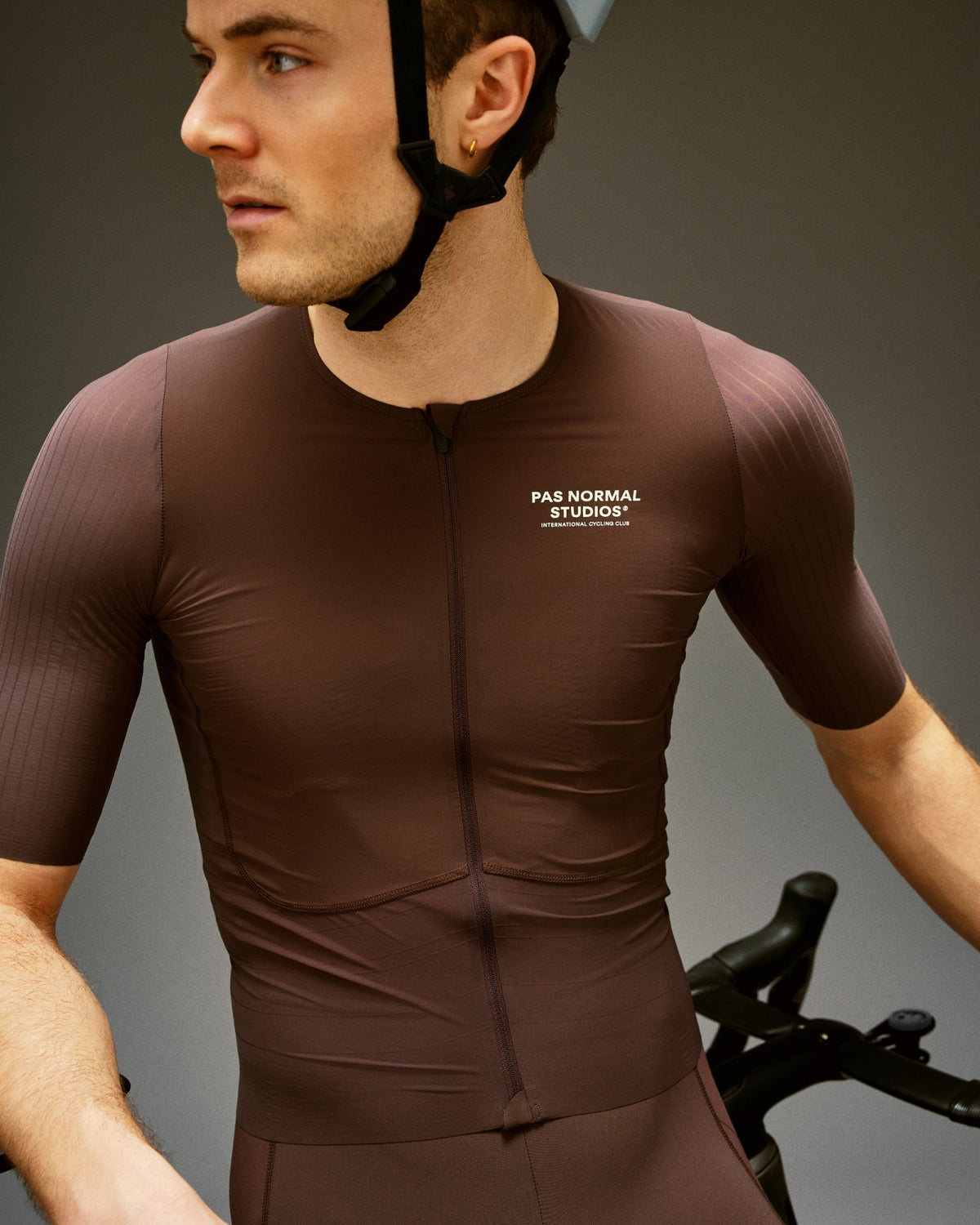 Maillot Pas Normal Studios Mechanism Pro en Light Brown, detalle del tejido #Color_Light Brown