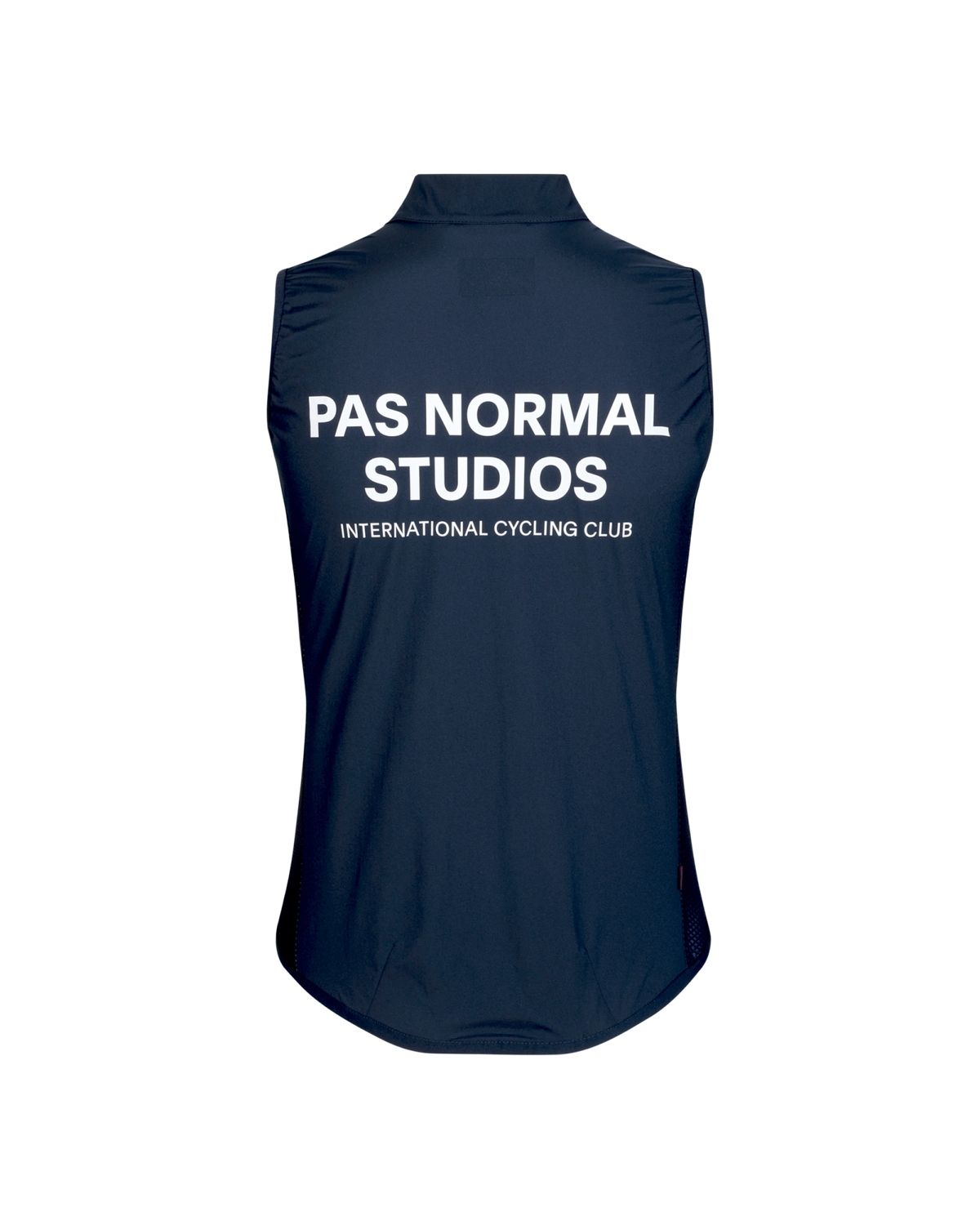 Chaleco Mujer Pas Normal Studios Mechanism Stow Away, vista trasera, color Navy #Color_Navy