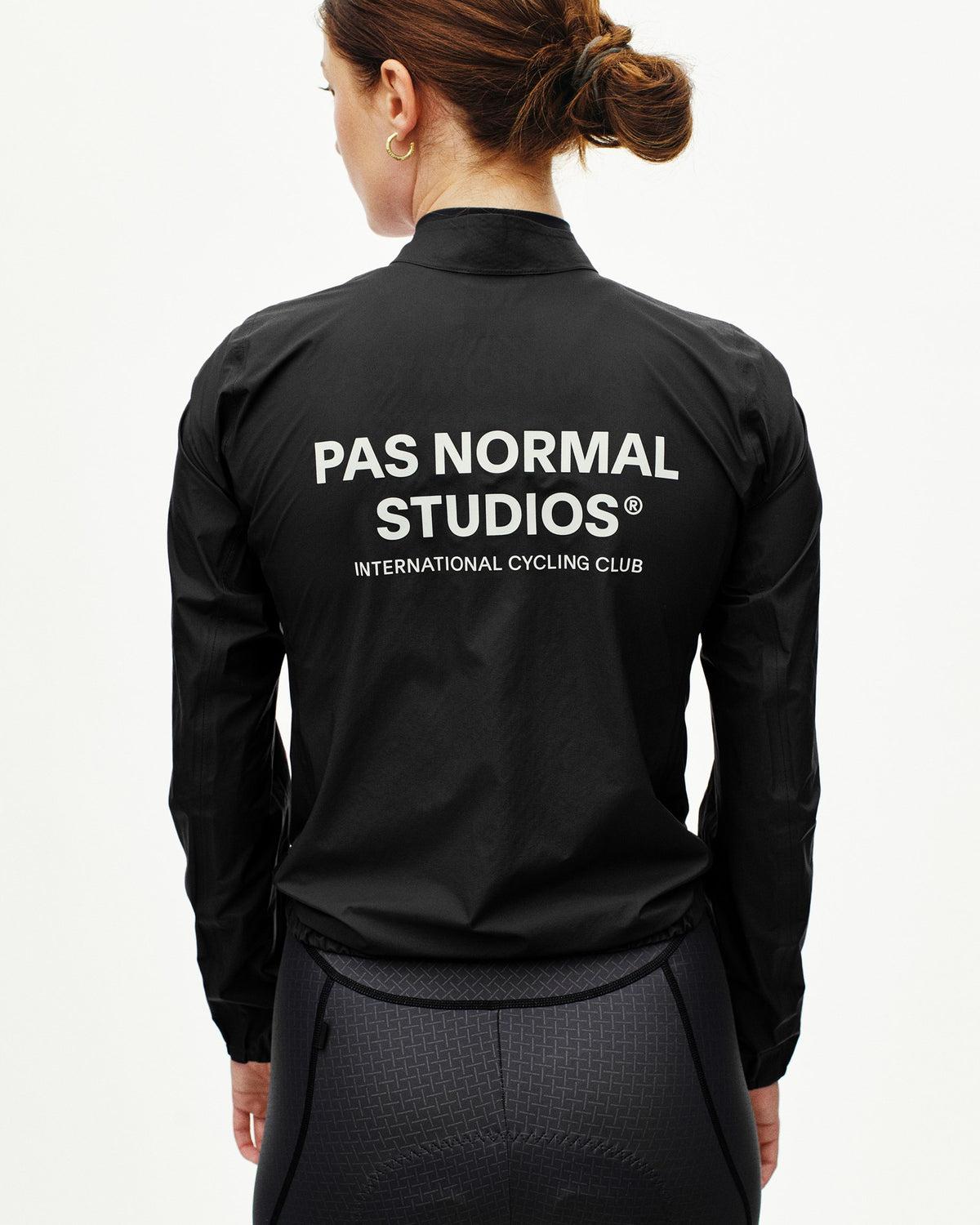 Chaqueta Mujer Pas Normal Studios Mechanism Rain, detalle técnico, color Black #Color_Black