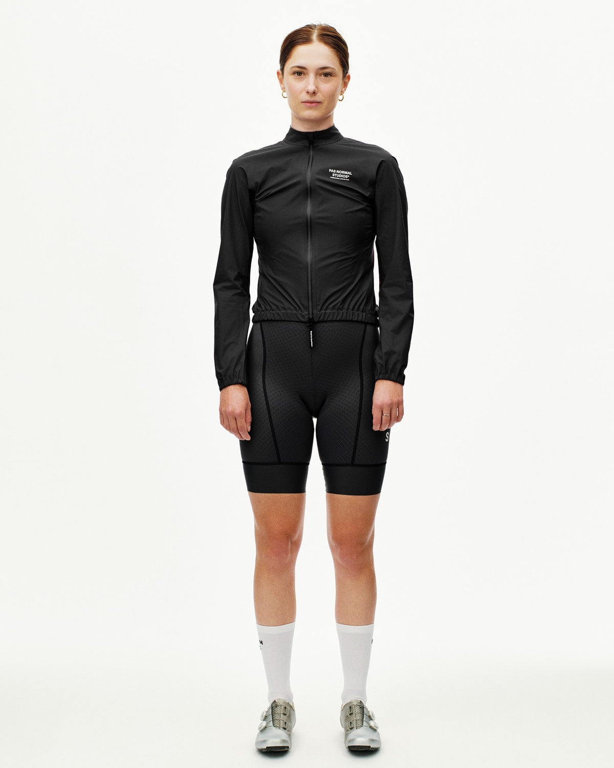 Chaqueta Mujer Pas Normal Studios Mechanism Rain, vista frontal, color Black #Color_Black
