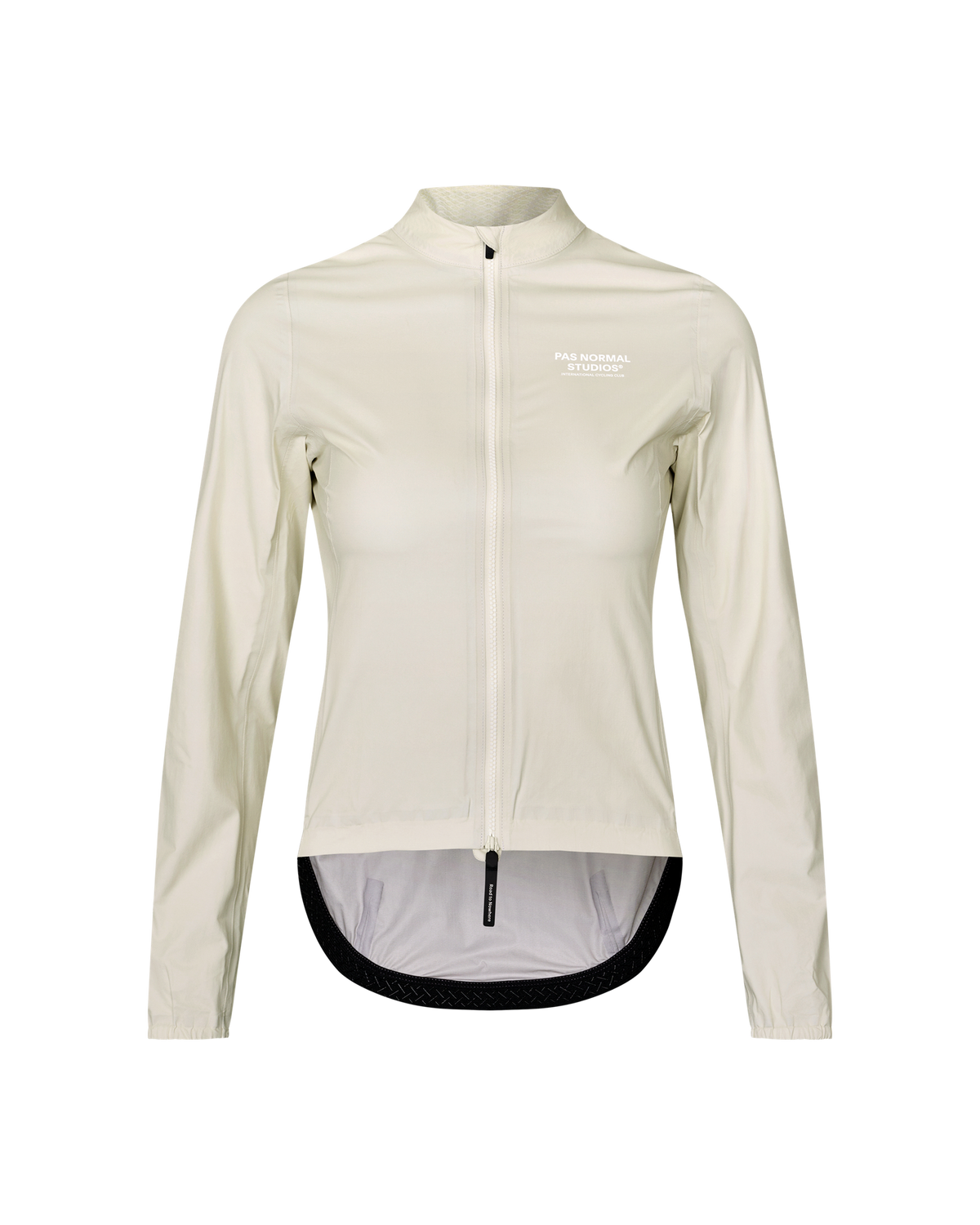 Chaqueta Mujer Pas Normal Studios Mechanism Rain, vista frontal, color Off White #Color_Off White